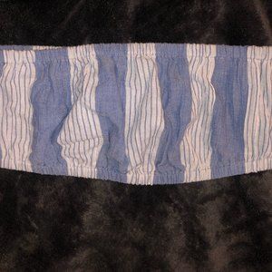 American Eagle Blue and White Striped Tube Top